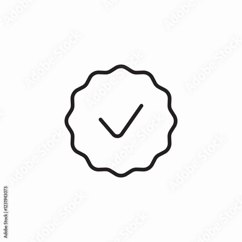 verified user icon sign vector