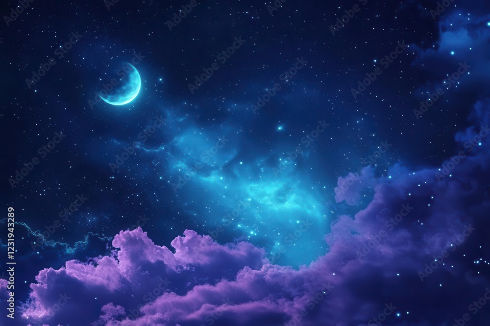 a mystical aurora borealis dancing across the night sky, blending emerald and violet waves among glittering stars and moonlit clouds a mystical aurora borealis dancing across the night sky, blending emerald and violet waves among glittering stars and moonlit clouds