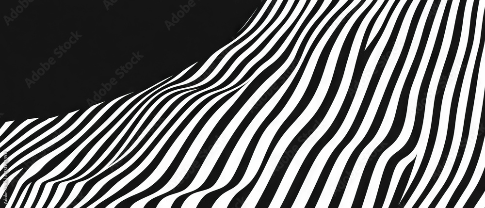 Diverging line texture pattern with expanding effect on a black background Diverging line texture pattern with expanding effect on a black background