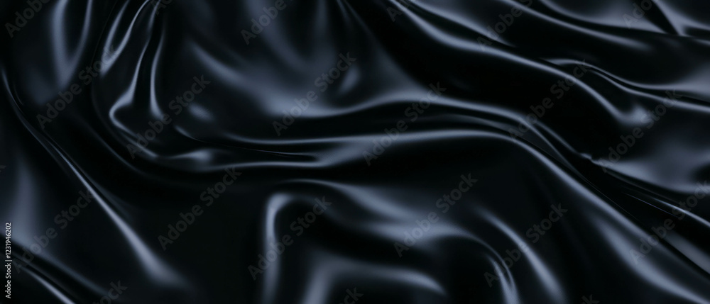 Wavy line texture with smooth curves on a black background displaying elegance and depth Wavy line texture with smooth curves on a black background displaying elegance and depth