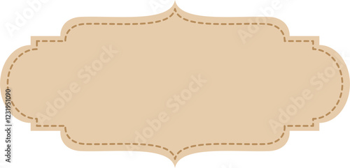 Vintage label illustration 