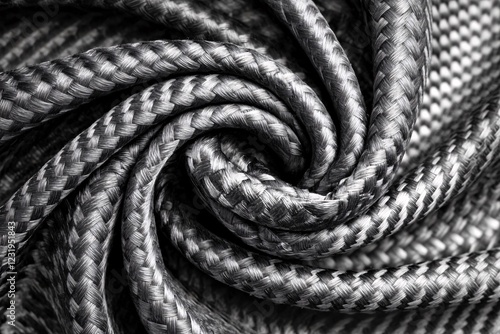 Abstract Carbon Fiber Texture Swirl photo