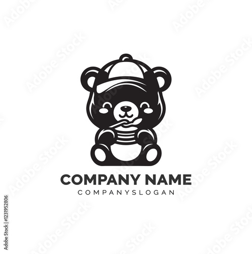 bear silhouette design 