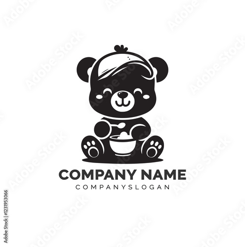 bear silhouette design 