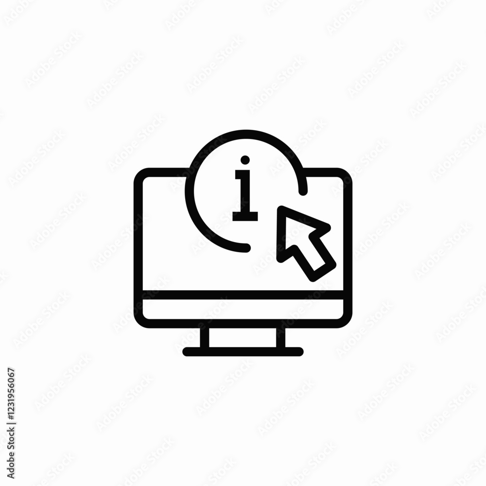 help desktop navigation icon sign vector help desktop navigation icon sign vector