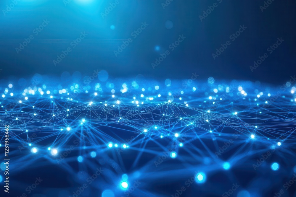 abstract digital network visualization of australia with glowing nodes and connections, tech-inspired blue gradient background abstract digital network visualization of australia with glowing nodes and connections, tech-inspired blue gradient background