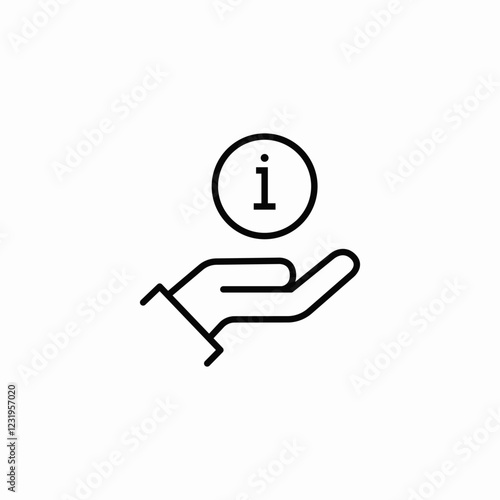 information provide icon sign vector