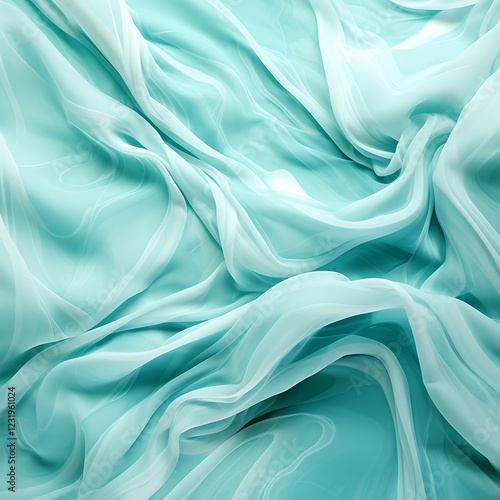 Wallpaper Mural Abstract Aquamarine background. Aquamarine fabric texture background Torontodigital.ca