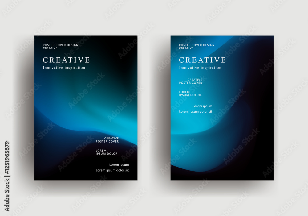 Abstract gradient poster template. Modern Covers Design. fluid gradient background design. Trendy front page design for Banner, Poster, Flyer, Invitation and Annual Report Abstract gradient poster template. Modern Covers Design. fluid gradient background design. Trendy front page design for Banner, Poster, Flyer, Invitation and Annual Report