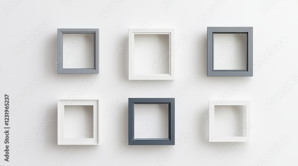 Square shadow box frame vector effect template. Rectangle page border shade illustration set on transparent background. Realistic isolated empty poster edge lines pack with corner gradient overlay. Square shadow box frame vector effect template. Rectangle page border shade illustration set on transparent background. Realistic isolated empty poster edge lines pack with corner gradient overlay.