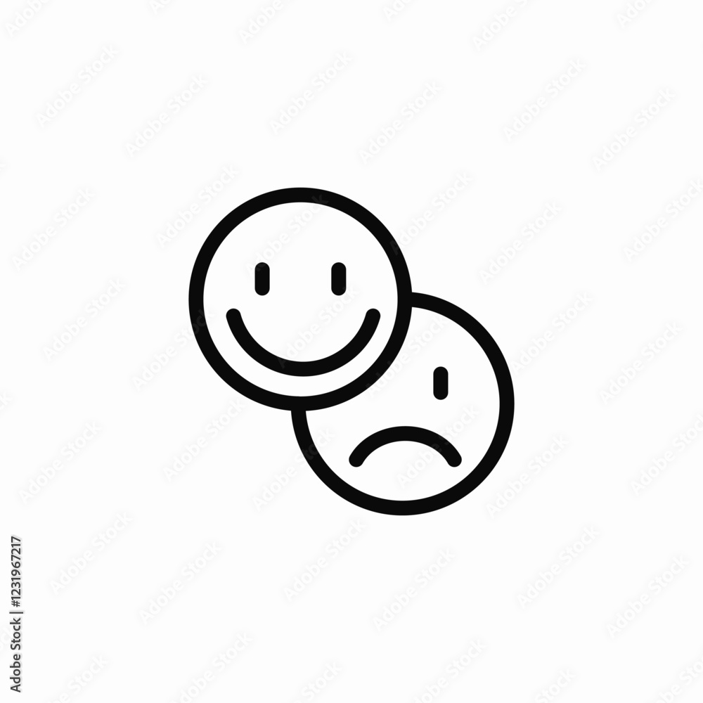 Fototapeta premium customer impression rating icon sign vector