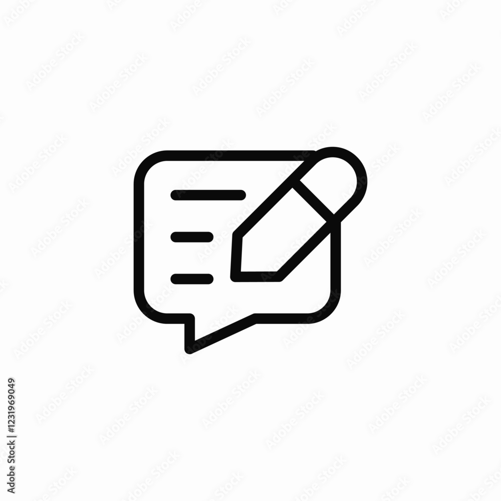 message edit icon sign vector message edit icon sign vector