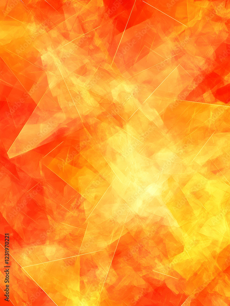 Abstract fiery orange and yellow background; perfect for website design or presentation Abstract fiery orange and yellow background; perfect for website design or presentation