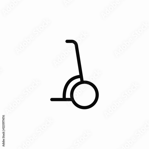 segway scooter icon sign vector