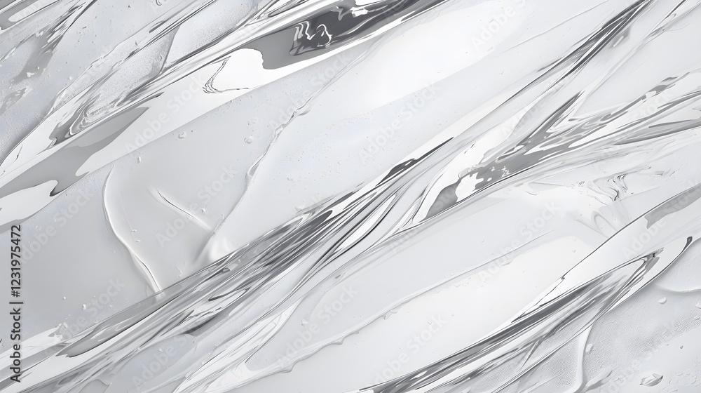 Silver texture with luxurious and shiny finish