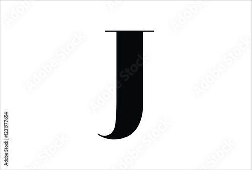 Elegant Letter J logo Vector Template Initial Letter J Logo Design. Creative And Modern J logo