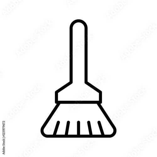 Broom Vector Icon