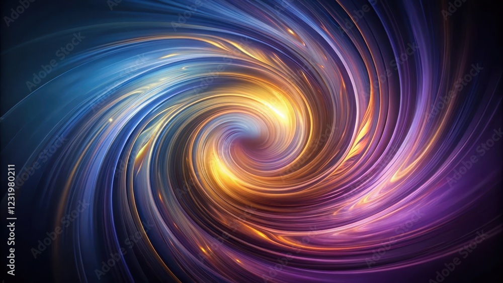 Swirling vortex of purple and blue hues, with subtle golden accents, set against a dark gray background , abstract motion Swirling vortex of purple and blue hues, with subtle golden accents, set against a dark gray background , abstract motion
