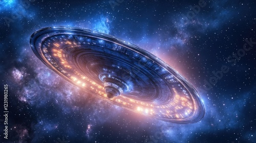 Fototapeta Naklejka Na Ścianę i Meble -  Galaxy Space Station