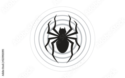 Spider icon vector illustration design template