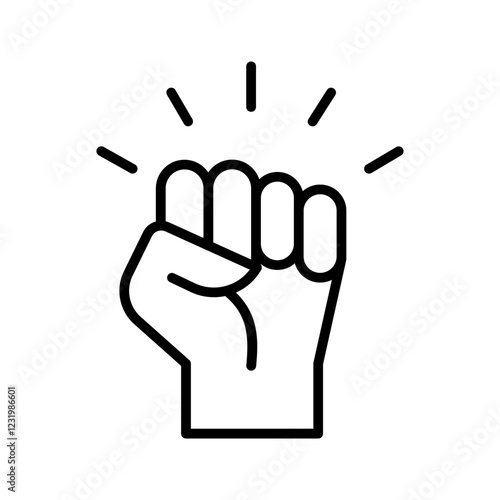 Protest Vector Icon