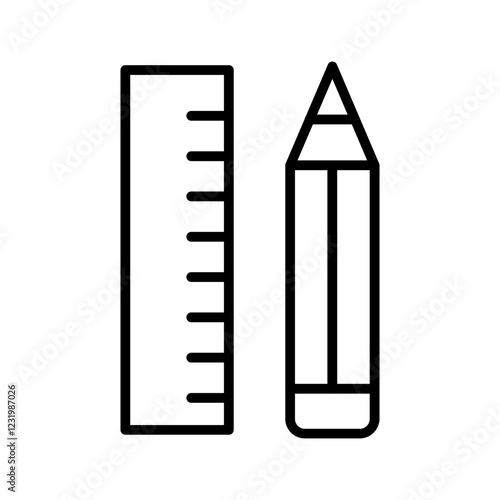 Ruler Vector Icon