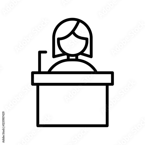 Witness Vector Icon