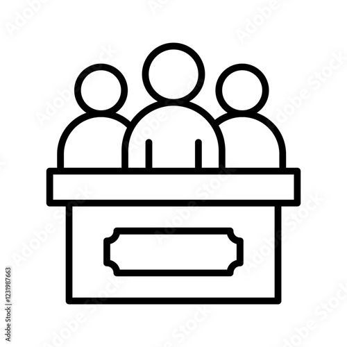 Jury Vector Icon