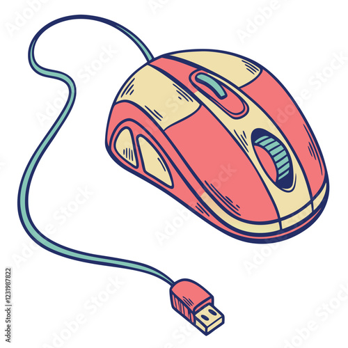 computer mouse icon on a white background