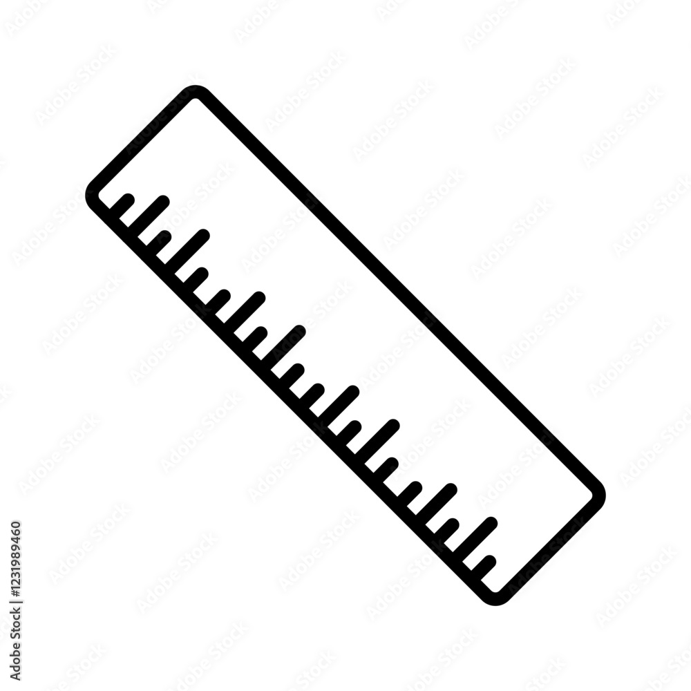 Ruler Vector Icon