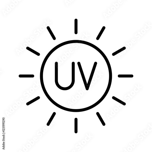 UV Index Vector Icon