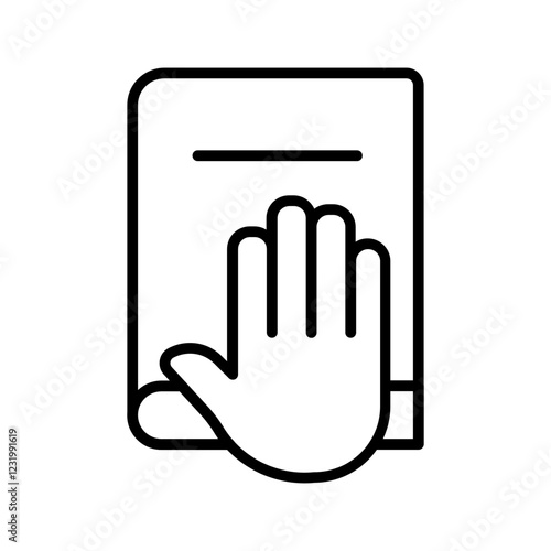 Pledge of Allegiance Vector Icon