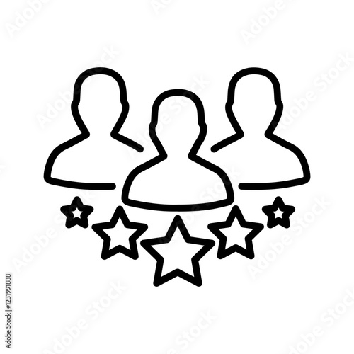 Client Testimony Vector Icon