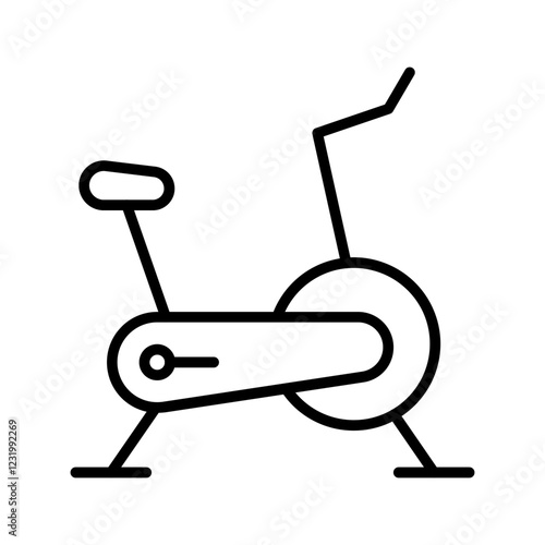 Spin Class Vector Icon