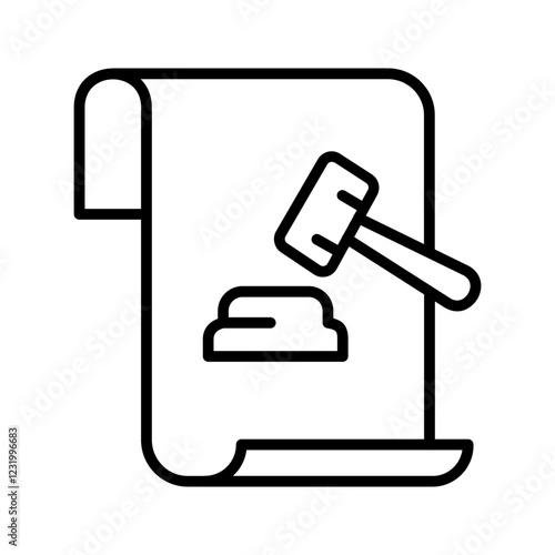 Legal Aid Vector Icon