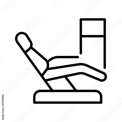 Spa Chair Vector Icon