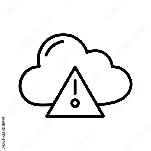 Weather Alert Vector Icon