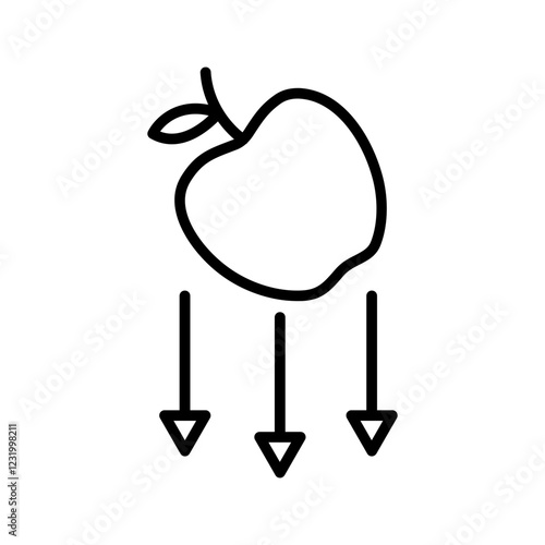 Gravity Vector Icon