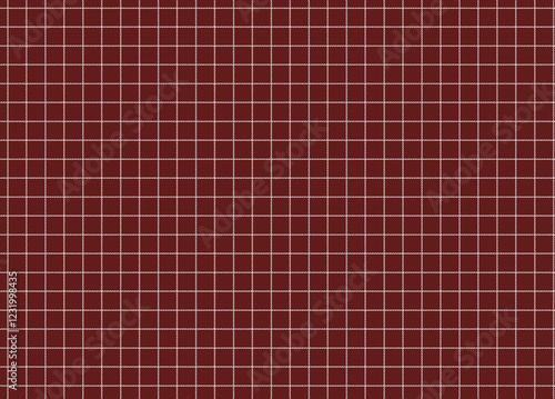 チェック柄のシンプルでシームレスなパターン背景 ブラウン/ベージュ