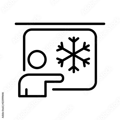 Meteorologist Vector Icon