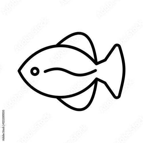 Flounder Vector Icon