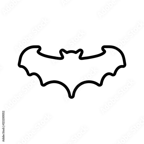 Halloween Bat Vector Icon