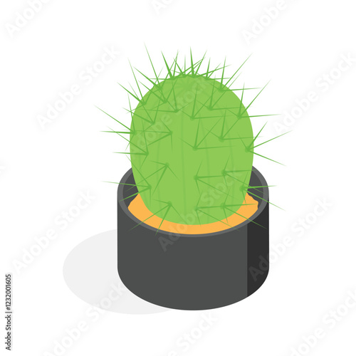 Take this amazing icon of cactus in modern style