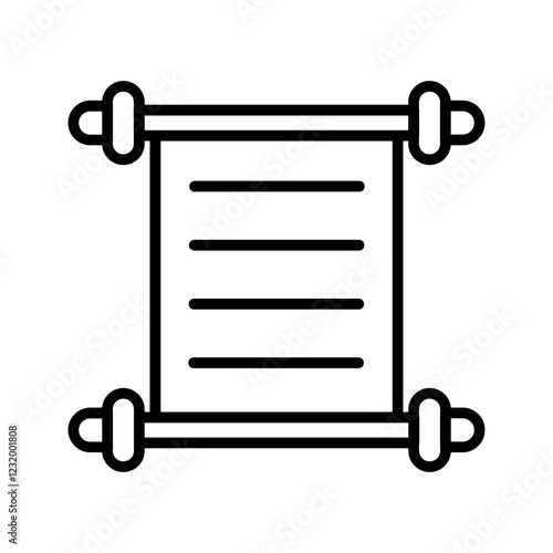 Manuscript Vector Icon