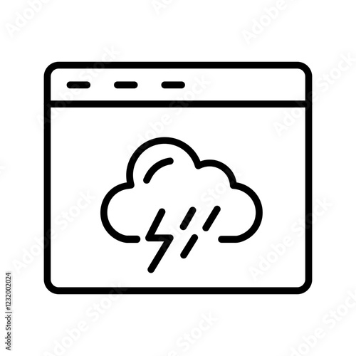 Weather Prediction Vector Icon