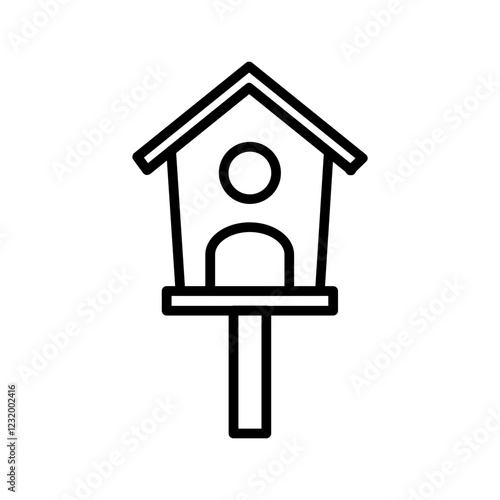 Birdhouse Vector Icon