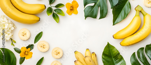 Banana are healthy food. And it is a useful fruit. photo