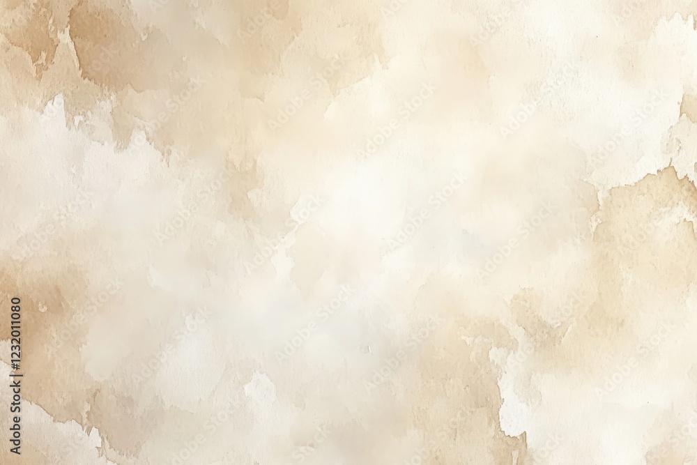 Obraz premium Beige and Brown Watercolor Texture Background