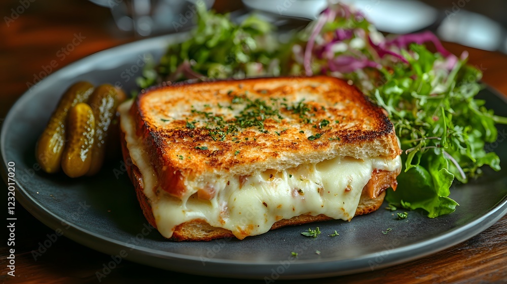 Culinary Delight: Gourmet Croque Monsieur Culinary Delight: Gourmet Croque Monsieur