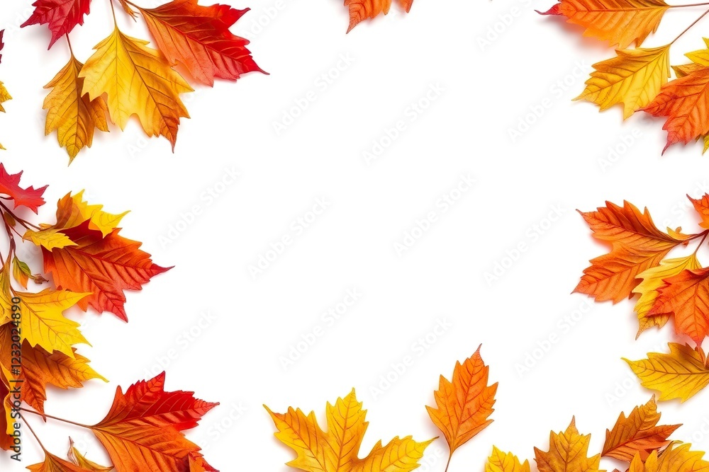 Autumn Leaves: A Warm and Vibrant Frame of Fall Foliage Autumn Leaves: A Warm and Vibrant Frame of Fall Foliage